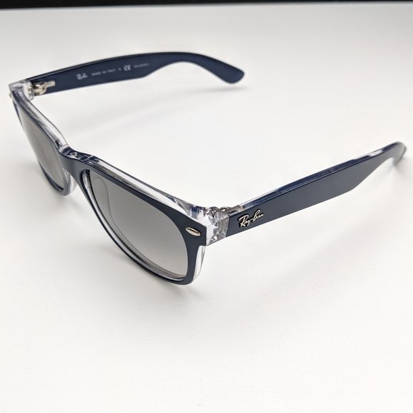 Ray-Ban Blue Sunglasses with Black Lenses - Picture 4 of 15